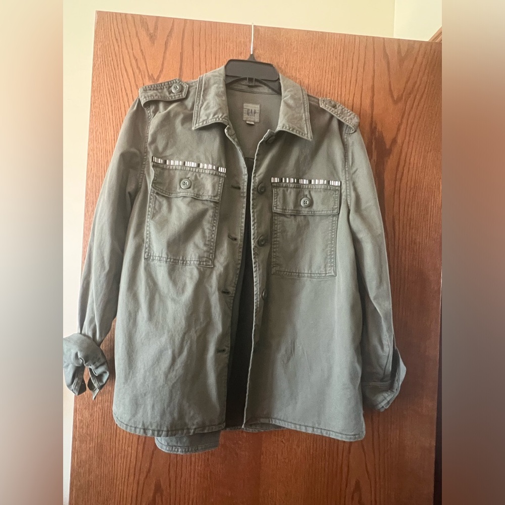 Gap Canvas shirt jacket